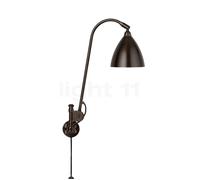 GUBI - Bestlite BL6 Aplique de Pared Ø16 Latón Negro/Negro Latón