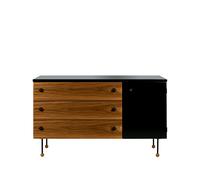 GUBI Cómoda 62 Dresser American walnut. 3 cajones
