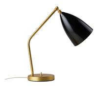 GUBI - Gräshoppa Lámpara Sobremesa Glossy Black/Brass