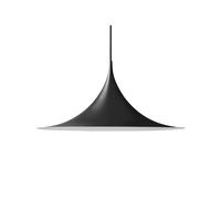 GUBI Lámpara colgante Semi Ø90 Black semi matt