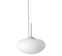 Gubi Stemlite, lámpara de suspensión, satinado/gris - ø38 cm