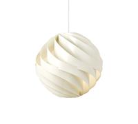 Gubi lámpara colgante Turbo, blanco alabastro brillante, Ø 62 cm,