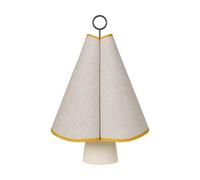 GUBI Lámpara de mesa portátil Hornbæk Poppy yellow