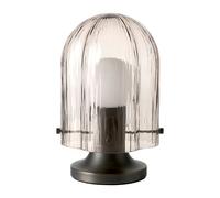 Gubi Seine, lámpara de sobremesa, latón/ahumado