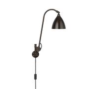 GUBI - Bestlite BL6 Aplique de Pared Ø16 Latón Negro/Negro Latón