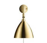 Gubi BL7, lámpara de pared, latón/latón