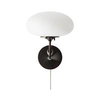 Gubi Stemlite, lámpara de pared, satinado/cromo negro