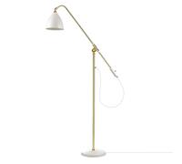 GUBI Lámpara de pie Bestlite BL4 blanco mate-latón