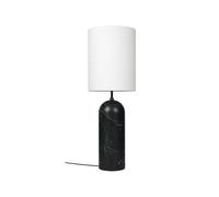 GUBI Lámpara de pie Gravity XL Mármol negro/blanco. high