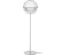 Gubi Multi-Lite, lámpara de pie, cromo/blanco