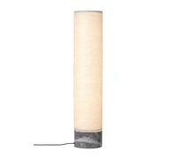 GUBI Lámpara de pie Unbound 80 cm Tejido-mármol gris
