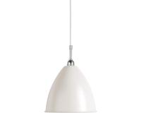 Gubi BL9, lámpara de suspensión, cromo/blanco - ø21 cm