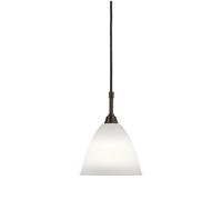 Bestlite Lámpara Colgante Latón Negro Y Porcelana Pequeña