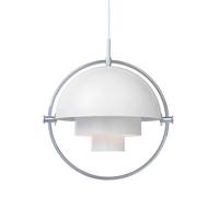 GUBI Lámpara de techo Multi-Lite cromo-blanco