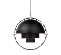 GUBI Lámpara de techo Multi-Lite cromo-negro