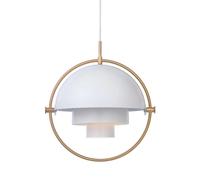 GUBI Lámpara de techo Multi-Lite latón-blanco