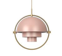 GUBI Lámpara de techo Multi-Lite latón-rosa