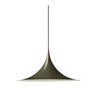 GUBI Lámpara de techo Semi Ø 47cm Dark cocoa glossy