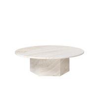 GUBI Mesa de centro Epic White. Ø110