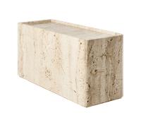 GUBI Mesa Pietra 30x80x40 cm Neutral white travertine