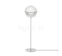 Gubi Multi-Lite, lámpara de pie, cromo/blanco