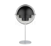 Gubi Multi-Lite, lámpara de sobremesa, cromo/negro , Venta de almacén, nuevo, embalaje original