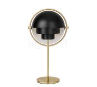 Gubi Multi-Lite, lámpara de sobremesa, latón/negro
