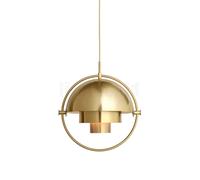 Gubi Multi-Lite, lámpara de suspensión, latón/latón - ø22,5 cm