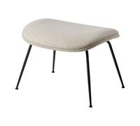 GUBI Reposapiés Beetle Ottoman totalmente tapizado conic base Plain 0025-black