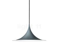 Gubi Semi, lámpara de suspensión, antracita - ø47 cm