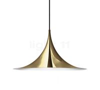 GUBI Lámpara de techo Semi Ø60 cm Polished brass