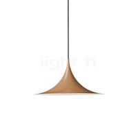 Gubi Semi, lámpara de suspensión, marrón claro brillo - ø30 cm
