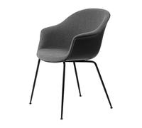 GUBI Silla Bat Dining Chair front upholstered conic base Hallingdal 65 nr.173-black