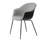 GUBI Silla Bat Dining Chair front upholstered conic base Remix 3 nr.152-black