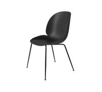 GUBI Silla Beetle Black. base de acero negro