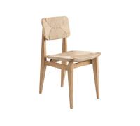 GUBI Silla C-Chair Oak oiled. asiento y respaldo trenzado natural