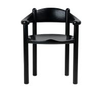 GUBI Silla con reposabrazos Daumiller Brown-black pine