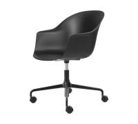 GUBI Silla de oficina Bat Meeting Chair Black-black