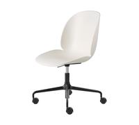 GUBI Silla de oficina Beetle Meeting Chair Alabaster white-black