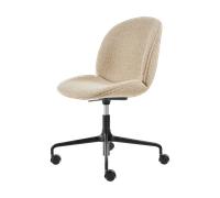 GUBI Silla de oficina Beetle Meeting Chair completamente tapizada Karakorum dedar 003-patas negras
