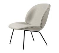 GUBI Sillón Beetle lounge chair fully upholstered conic base Plain 0025-black