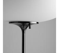 GUBI Stemlite lámpara de pie, negro-cromo, 110 cm