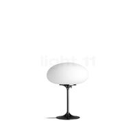 Gubi Stemlite, lámpara de sobremesa, satinado/negro-cromo - 42 cm
