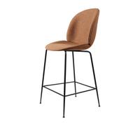 GUBI Taburete bar Beetle Flanay Upholstered bajo Around bouclé 032-black