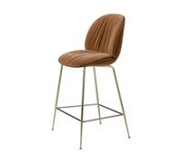 GUBI Taburete Beetle Soft 65 cm tapizado Reales Gubi 001-cromo negro