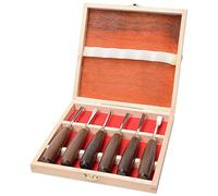 Gubias Para Tallar Madera, Herramientas De Talla De Madera 6 Cinceles Para Madera Cuchillo De Talla Juego Escultura De Cinceles De Madera Para Tallar Madera, Vegetales, Frutas Y Mucho Más