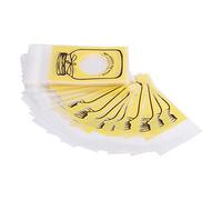 Gucagle 100 Bolsas de plástico para Dulces con Adorable diseño de Botella y Ventana Transparente para Fiestas, Bodas, cumpleaños, Suministros, Material de Calidad alimentaria en 4 (7 * 10+3 Amarillo)