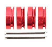 Gucagle 2 Juegos de Zapatas de Embrague de aleación de Aluminio con Resorte, de Embrague Duradero y Resistente al Desgaste de Alto Rendimiento para Nitro HSP 1/10, Accesorios de Coche (Red)