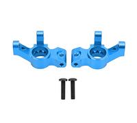 Gucagle 2 Piezas de Metal de aleación de Aluminio Trasero nudillo Brazo buje Portador Piezas de actualización para Traxxas 4Tec 2.0 3.0 C8 1/10 RC Coches Accesorios Alta Resistencia (Azul)