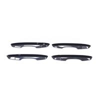 Gucagle 8pcs Smart Exterior Door Handle Cover Trim Carbon Fiber Style Fit for 10th 2016 2019 ABS Material Durable Rust Resistant Easy Installation Scratch Protection
